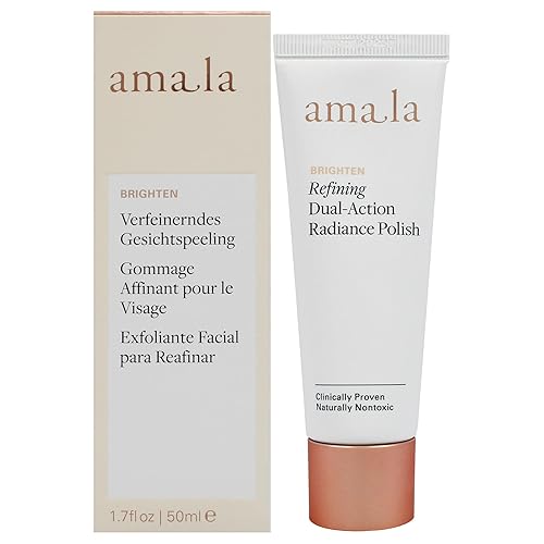 Amala Refining Dual-Action Radiance Polish, Cranberry, 1.7 Fl Oz - Glowing Skin Treatment