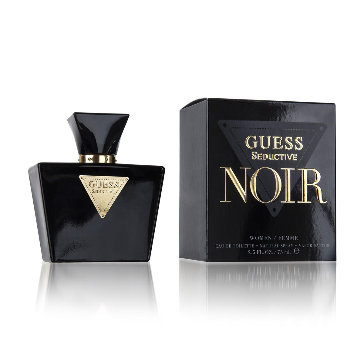 Guess Seductive Noir 2.5 oz EDT Spray for Men - Black Fragrance, Long-Lasting, Elegant Scent, Perfect for Any Occasion