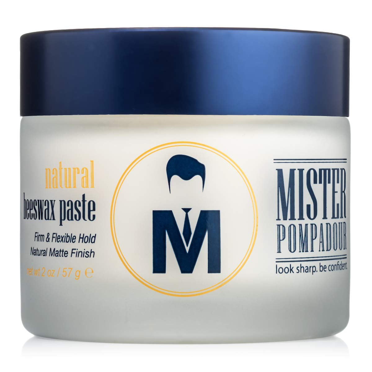 Mister Pompadour Beeswax Paste | Matte Hair Product | High Hold, No Shine, 2Oz