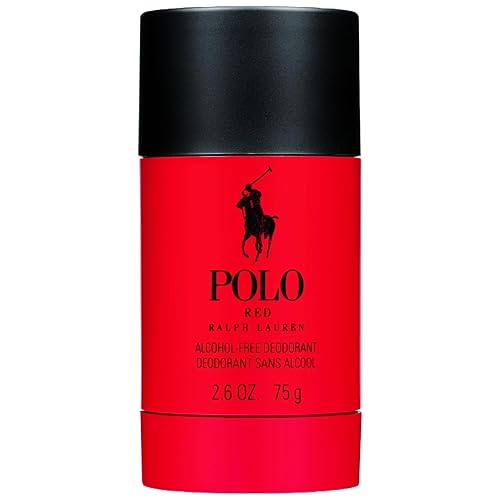 Ralph Lauren Fragrances Polo Red Men'S Deodorant, Woody & Spicy, Alcohol-Free, 2.6 Oz