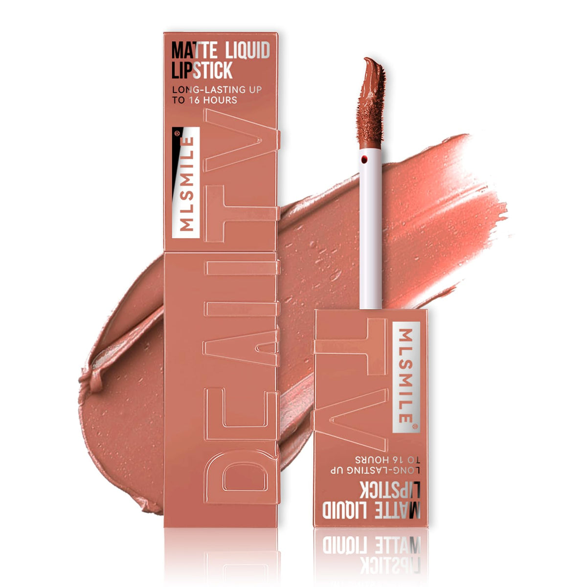 Qiufsse Matte Liquid Lipstick - 02 Cheeky, Long-Lasting, Smudgeproof, Highly Pigmented Lip