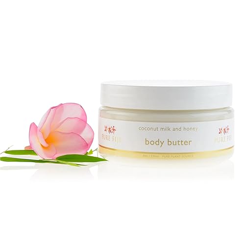 Pure Fiji Body Butter - Moisturizer Cream For Dry Skin With Natural Oils & Vitamin E, 8Oz