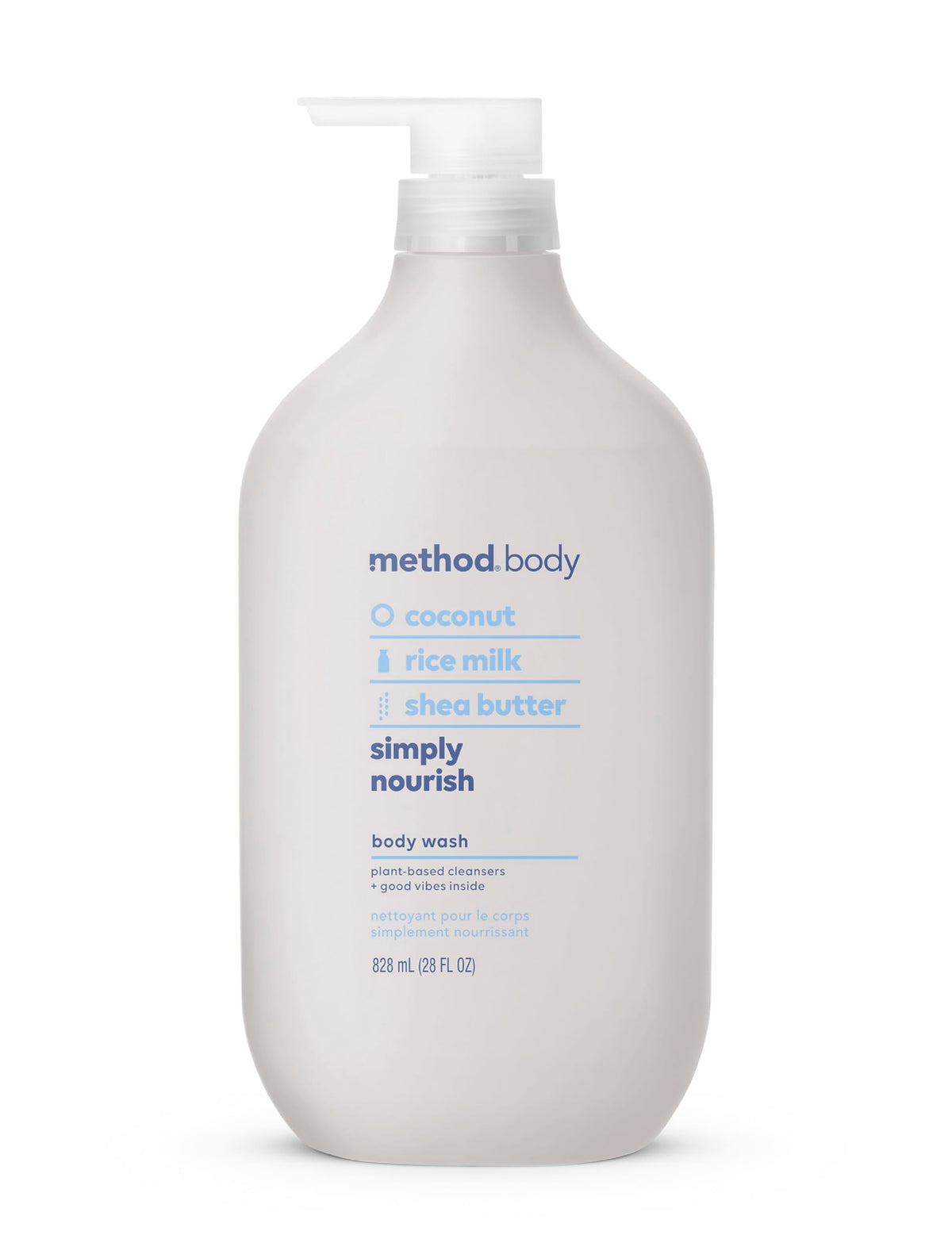 Method Body Wash, Paraben & Phthalate Free, Biodegradable, 28 Fl Oz, White, Pack Of 1