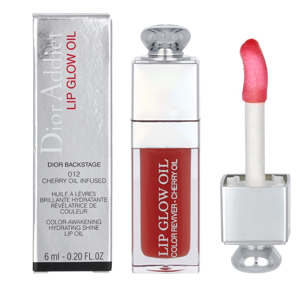 Dior Addict Lip Glow Oil 012 Rosewood - Hydrating Lip Treatment, 0.2 oz for Women