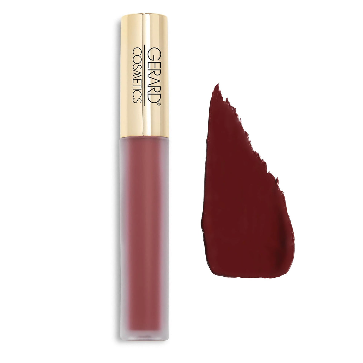 Gerard Cosmetics Hydramatte Liquid Lipstick Ruby Slipper - Deep Red, Matte, Long Lasting, Glitter