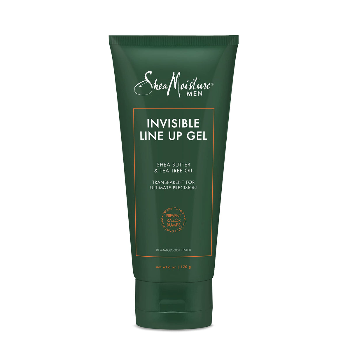 Sheamoisture Men Invisible Line Up Shave Gel, 6 Oz - Prevents Razor Bumps, Dermatologist-Tested