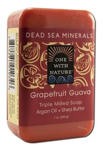 One With Nature Dead Sea Bar Soap, 7 Oz - Natural Moisturizing Cleanser