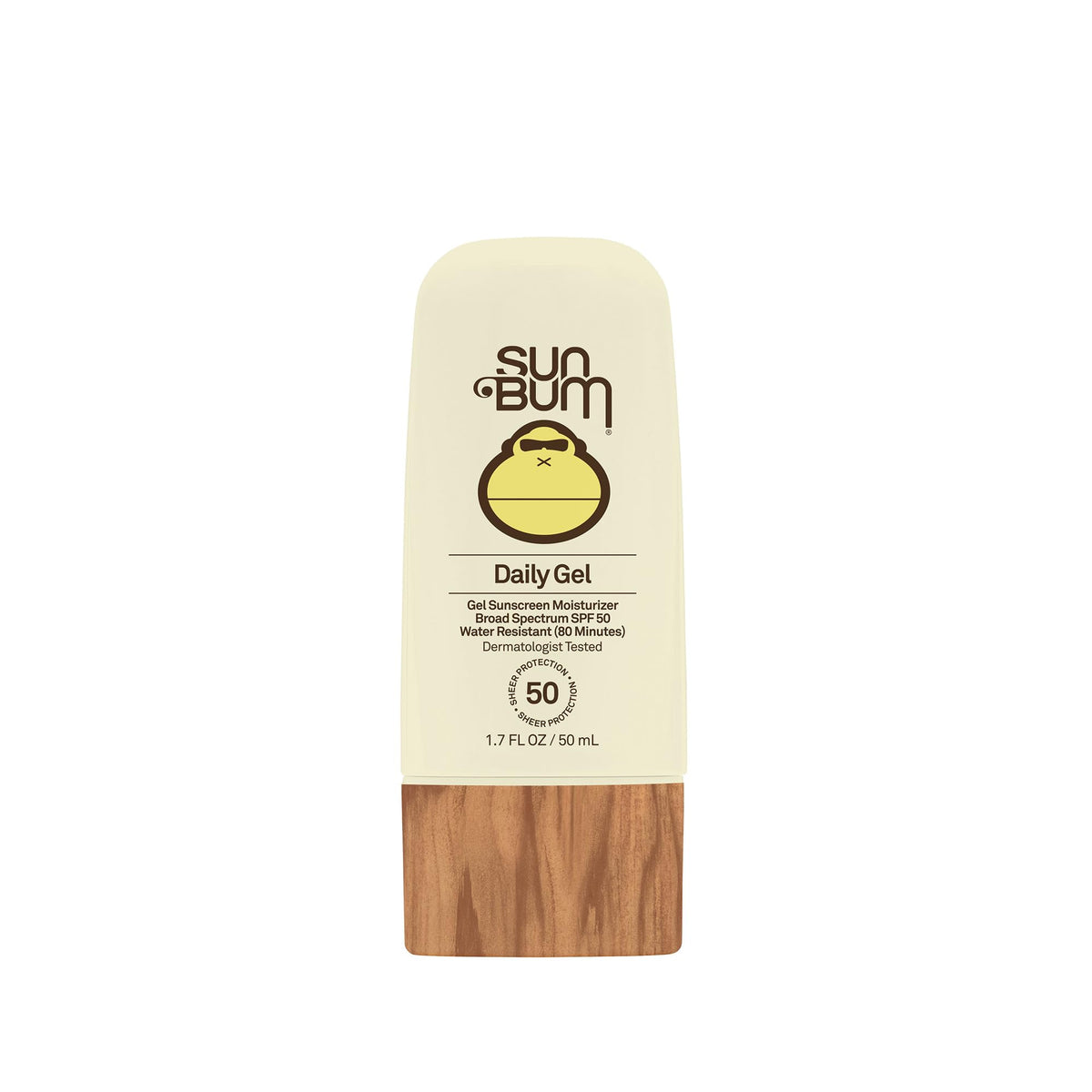 Sun Bum Spf 50 Face Sunscreen Gel - Moisturizing, Vegan, Travel Size, Hawaii Compliant, 1.7 Oz