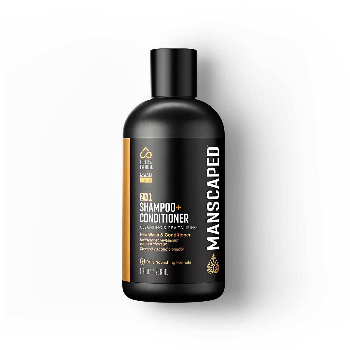 Manscaped® 2 In 1 Shampoo & Conditioner With Sea Kelp & Aloe - Nourishing Hydration (8 Oz)