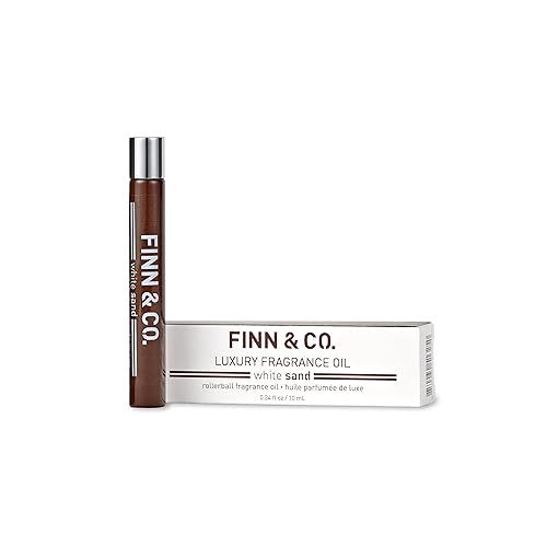 FINN & CO. White Sand Luxury Rollerball Fragrance Oil for Women & Men - 0.34 Fl Oz