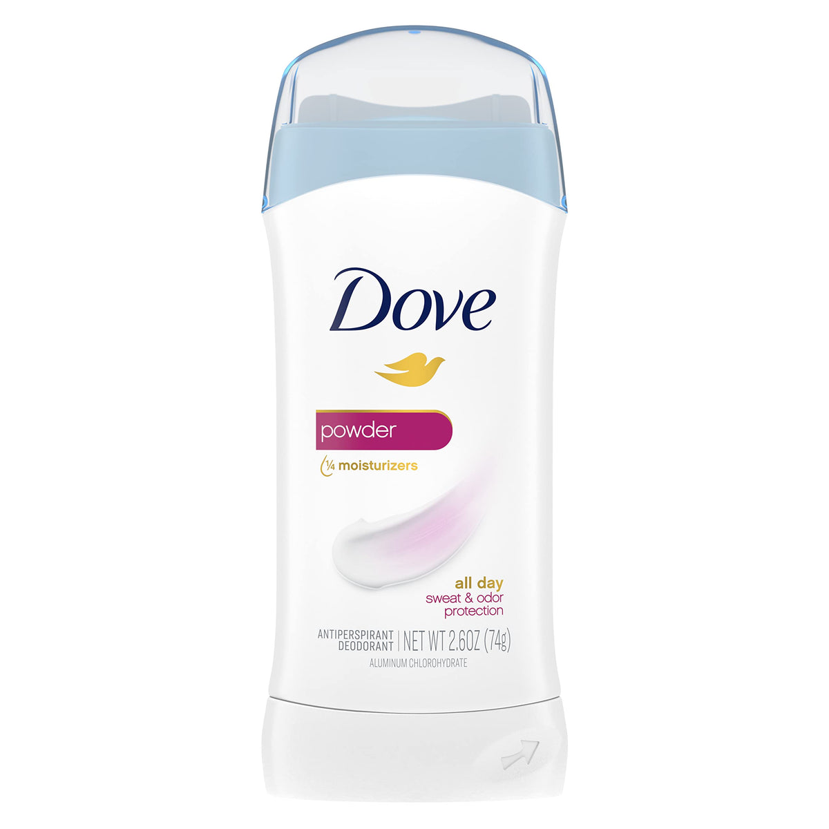 Dove Antiperspirant Deodorant Powder 2.6 Oz, Pack Of 6 - Long-Lasting Protection