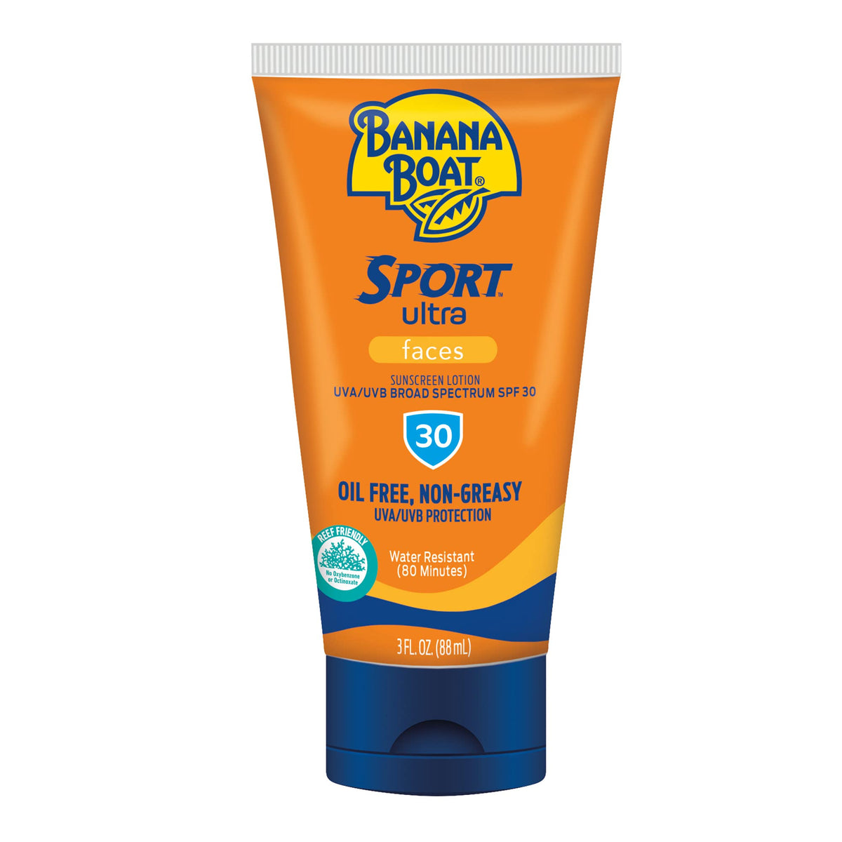 Banana Boat Sport Ultra Spf 30 Face Sunscreen Lotion, 3Oz - Oxybenzone Free, Travel Size