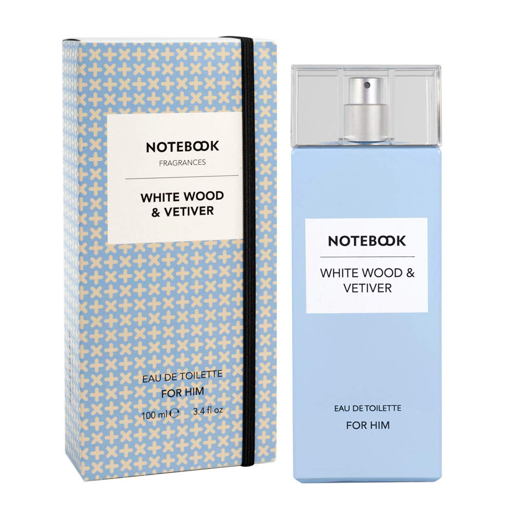 Aquolina Notebook White Wood & Vetiver Eau De Toilette Spray 3.4 Oz For Men