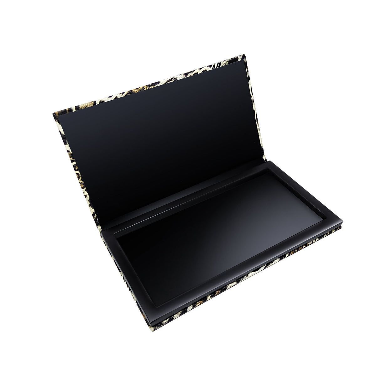 Allwon Leopard Magnetic Makeup Palette - Empty For Eyeshadow, Lipstick & Blush