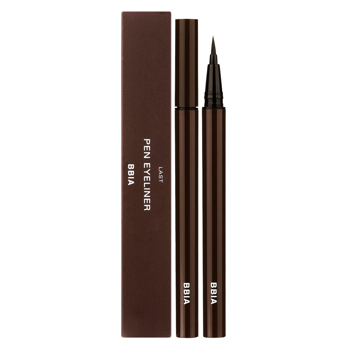 Bbia Last Pen Eyeliner - Waterproof & Quick Dry Fine Brush - 02 Sharpen Brown