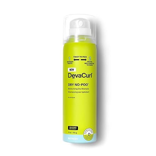 Devacurl Dry No-Poo Moisturizing Dry Shampoo, 6 Oz - Non-Drying, Invisible Finish For Curly Hair