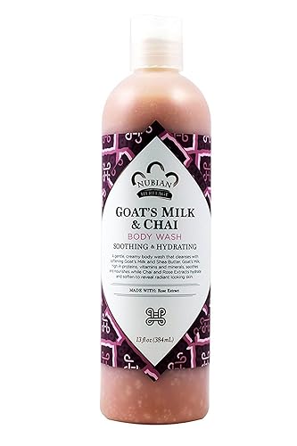 Nubian Heritage Goat'S Milk & Chai Body Wash, Light Green, 13 Fl Oz, 2 Pack