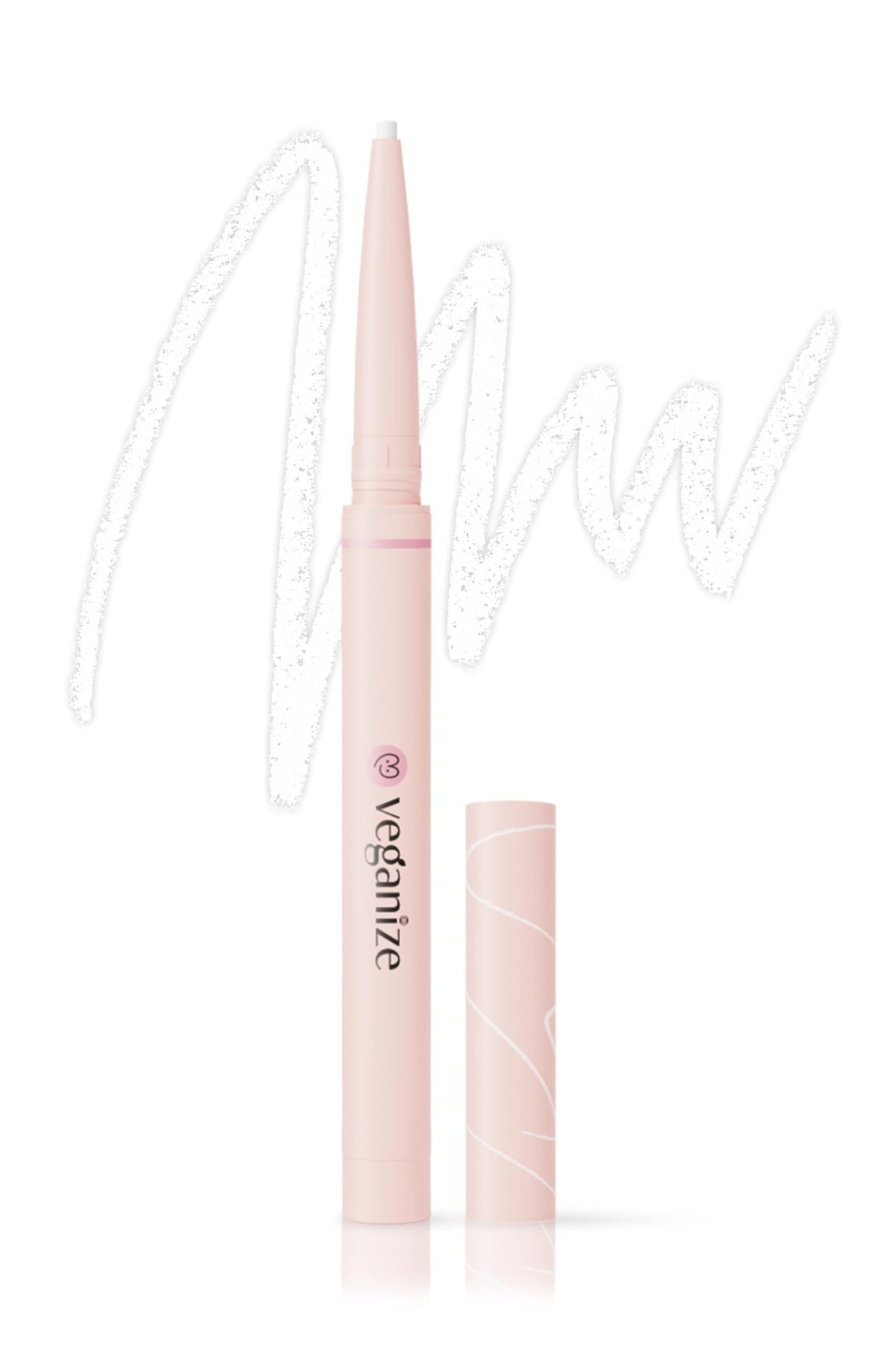 Self Beauty Veganize 2Mm Slim Gel Eyeliner Pencil - Waterproof Long Lasting Nude White 0.35 Oz