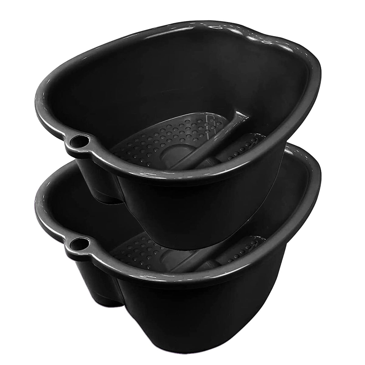 Homelex Large Foot Soaking Bath Basin - Plastic Feet Massager Tub For Home Spa Pedicure