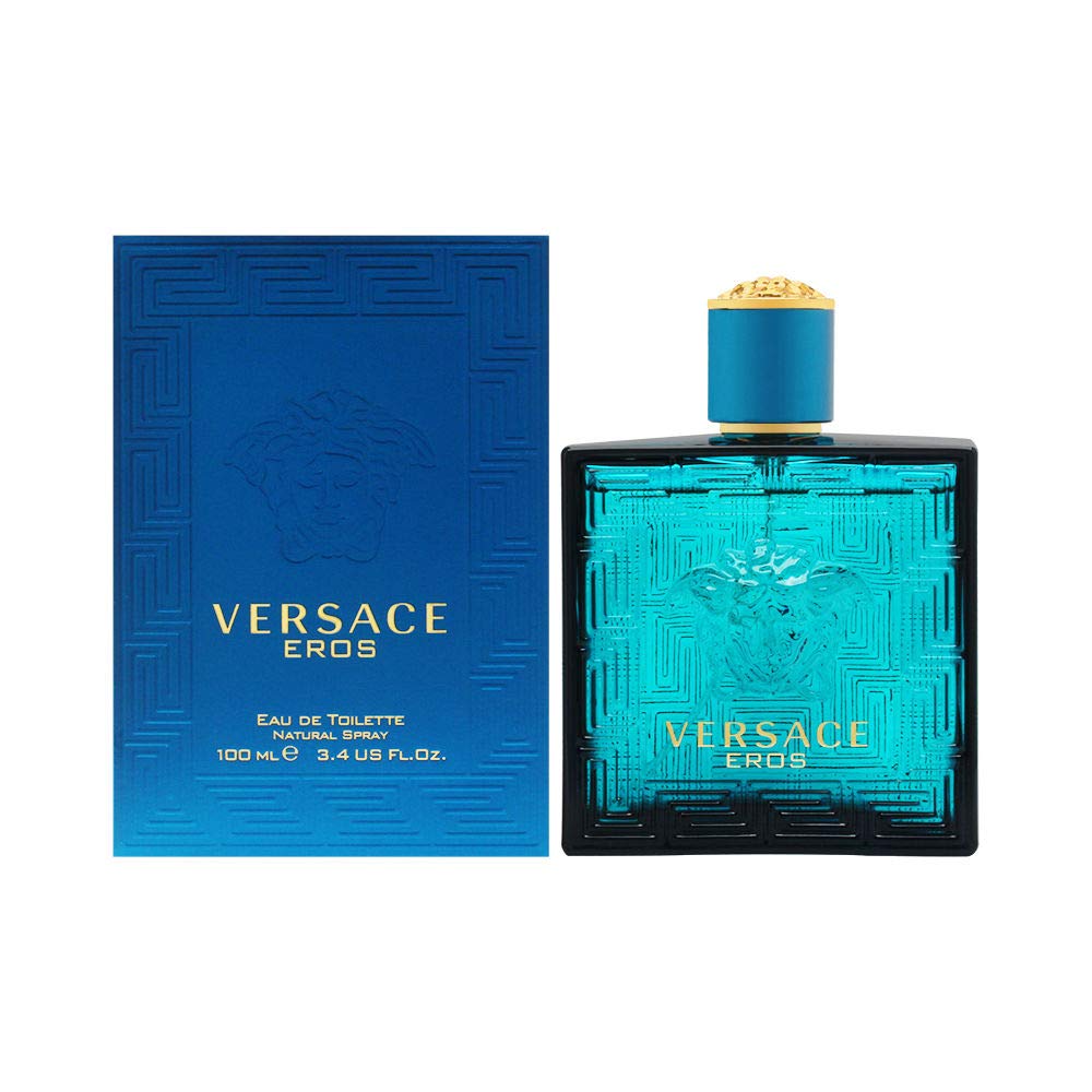 Versace Eros Eau De Toilette Spray For Men, 3.4 Oz - Fragrance For Him