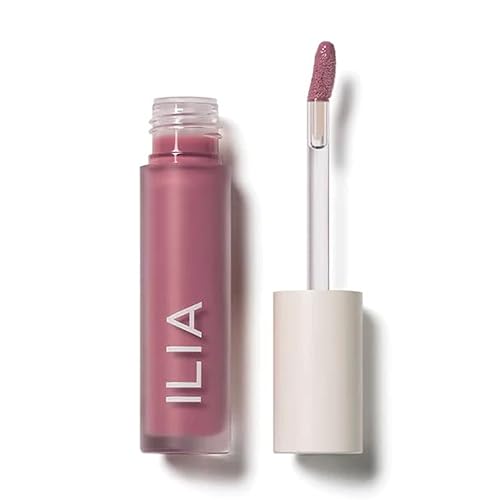 Ilia Balmy Gloss Tinted Lip Oil - Non-Toxic, Vegan, Moisturizing, Maybe Violet, 0.14 Fl