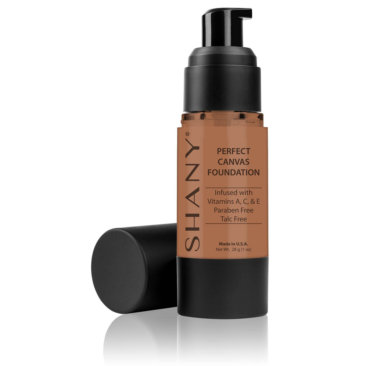 Shany Perfect Canvas Liquid Foundation - Dark Cool 1, Paraben Free, 30Ml, Oil Free