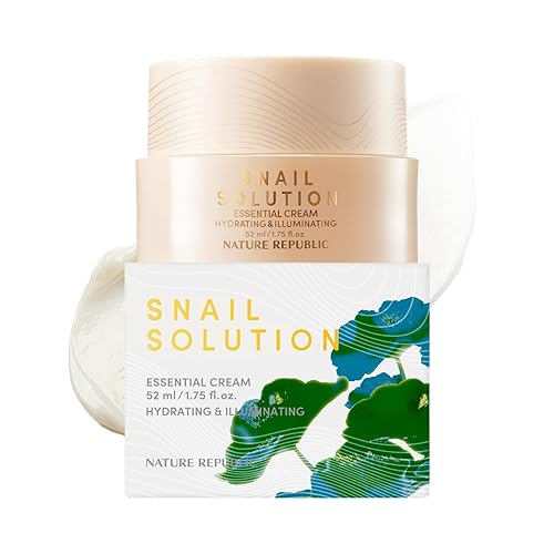 Nature Republic Snail Mucin Cream - Korean Moisturizer, Hydrating K-Beauty, 1.75 Fl Oz