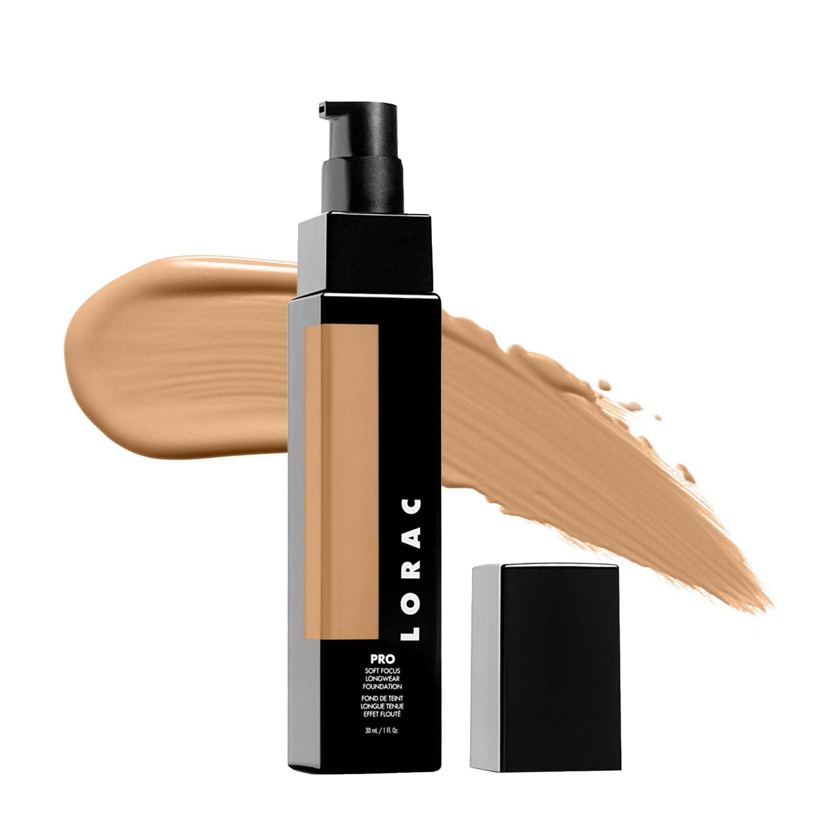 Lorac Pro Soft Focus Foundation Shade 7 - Full Coverage, Lightweight, Water-Resistant, Oil-Free