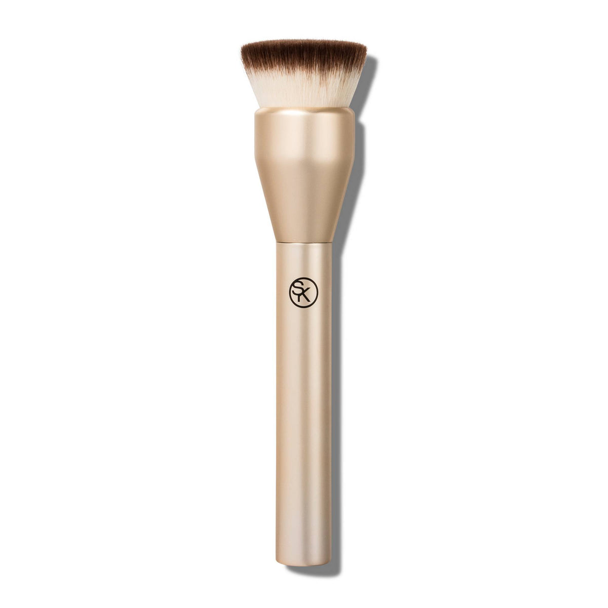 Sonia Kashuk Flat-Top Foundation Brush - Gold Synthetic, 1 Count, Perfect For Flawless Makeup