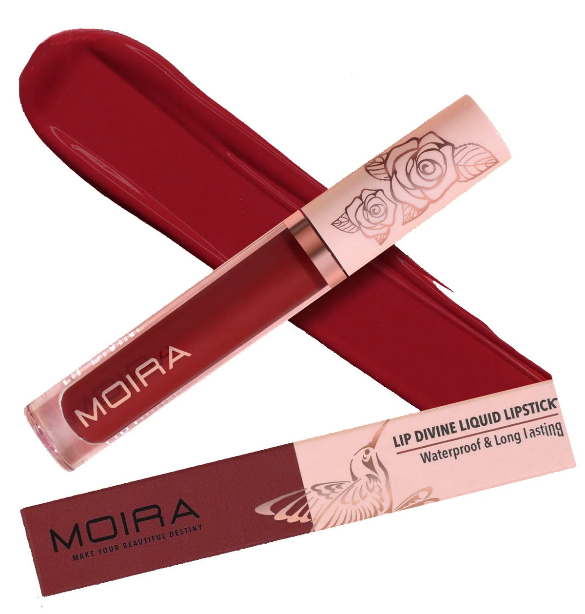 Moira Lip Divine Liquid Lipstick - Sassy, 1 Fl Oz, Long-Lasting Color & Moisturizing Formula