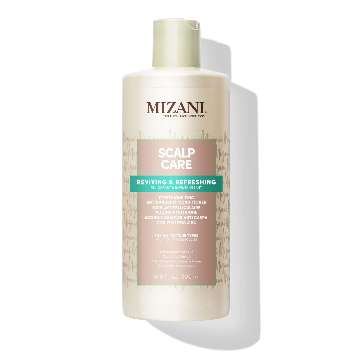 Mizani Scalp Care Dandruff Conditioner With Pyrithione Zinc For Curly Hair, 16.9 Fl Oz