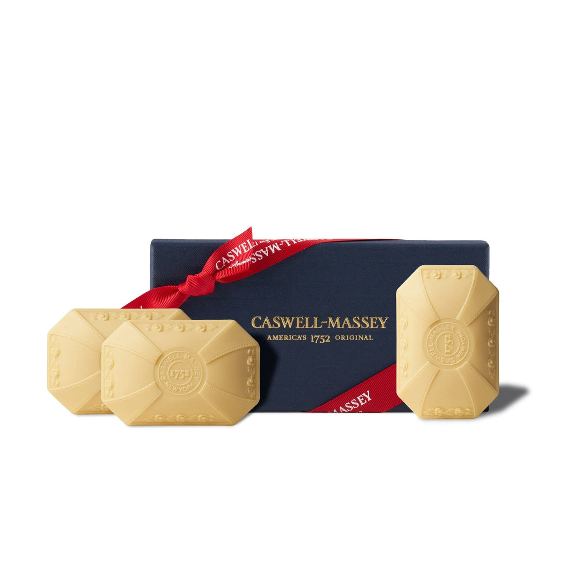 Caswell-Massey Triple Milled Marem Soap Gift Set, Scented Moisturizing Bath Soap, 3 Bars