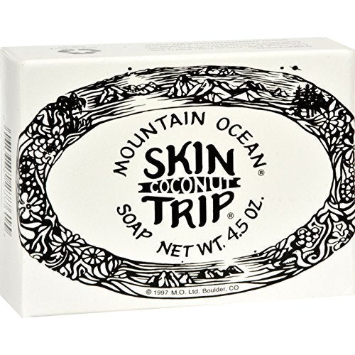 Mountain Ocean Skin Trip Soap - Coconut Scent, 4.5 Oz - Moisturizing Natural Cleanser