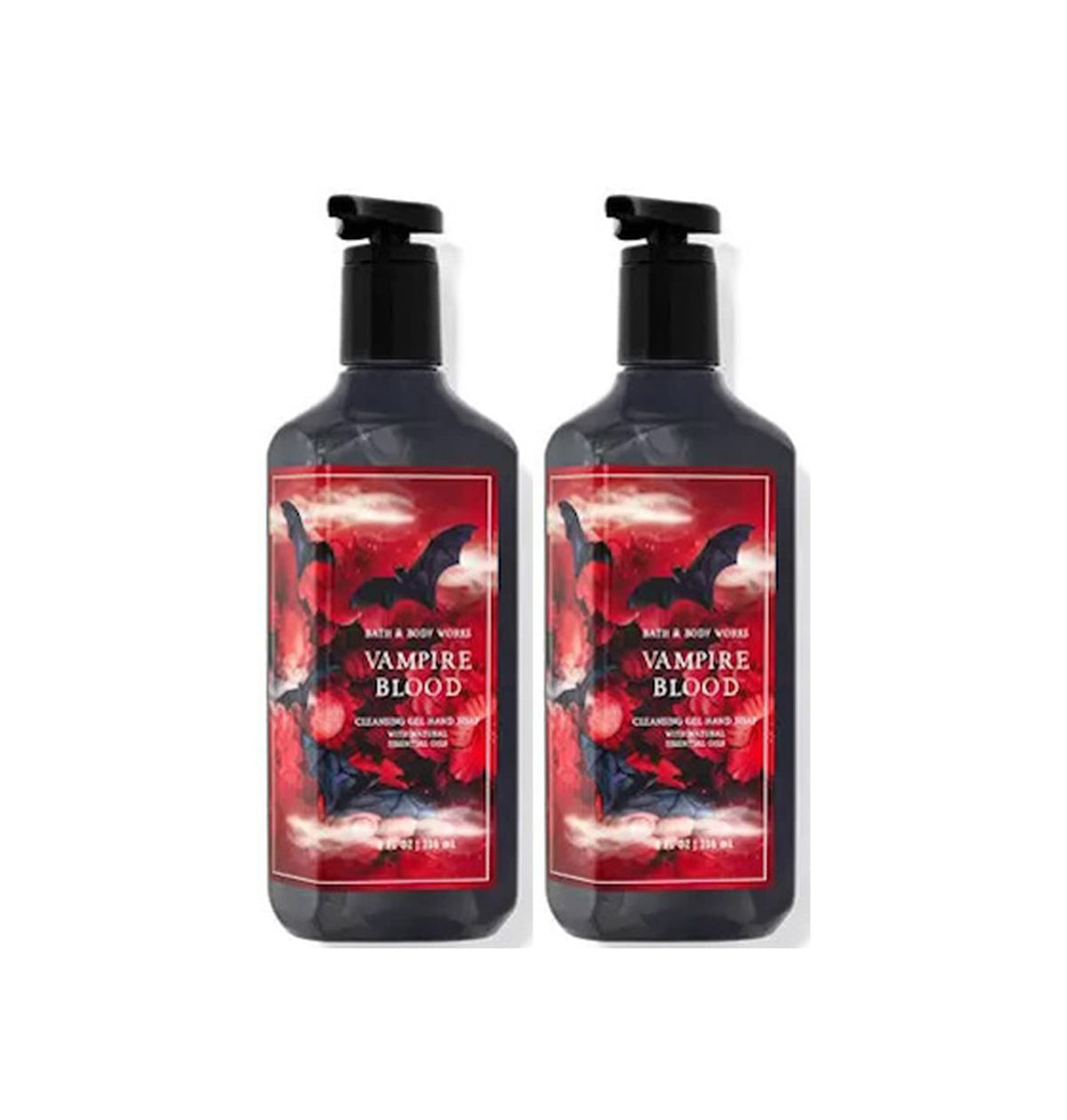 Bath & Body Works Vampire Blood Hand Soap 2 Pack, 8 Oz Cleansing Gel