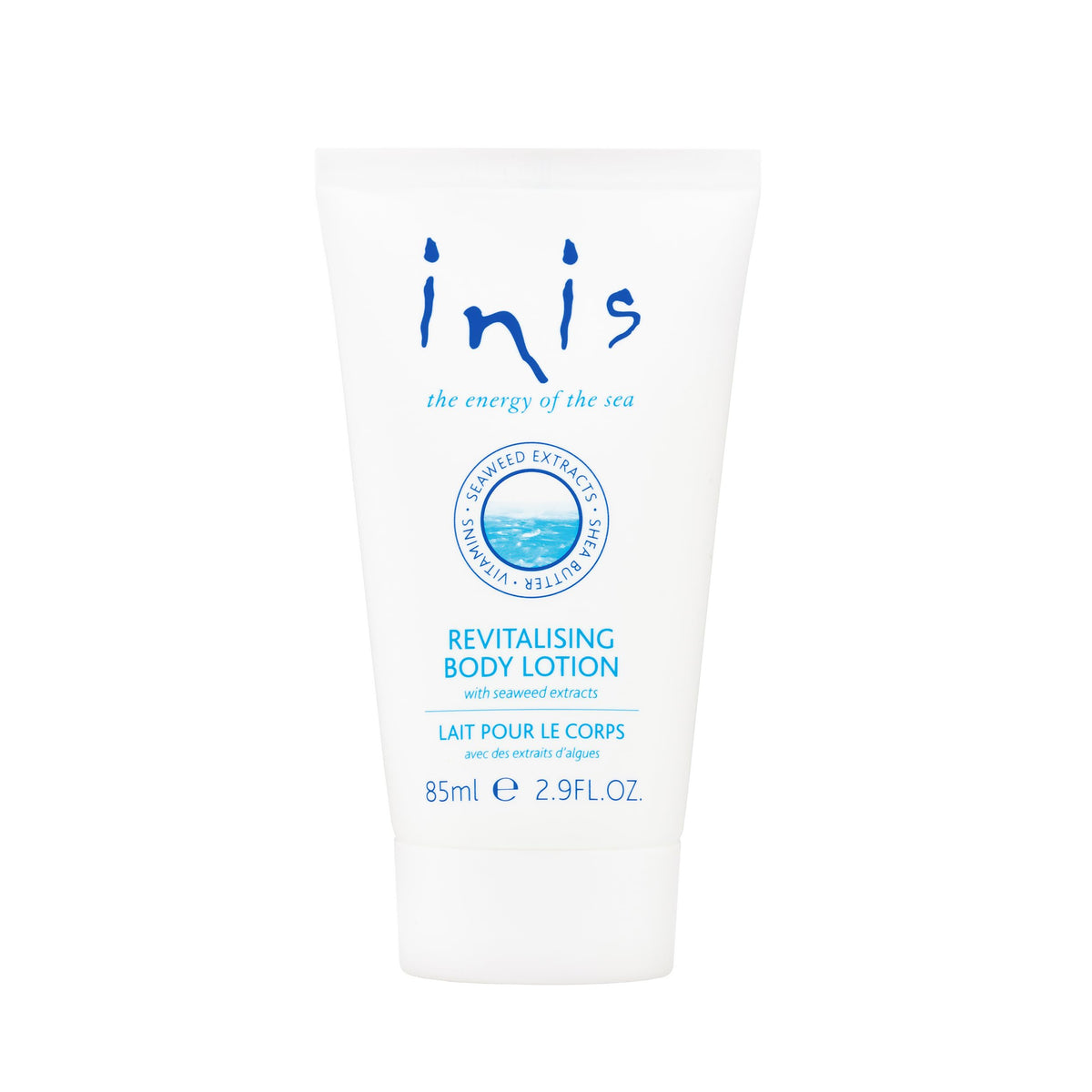 Inis Revitalizing Body Lotion Travel Size - Deep Moisturizing, Vitamin E & B5 - 2.9 Fl Oz