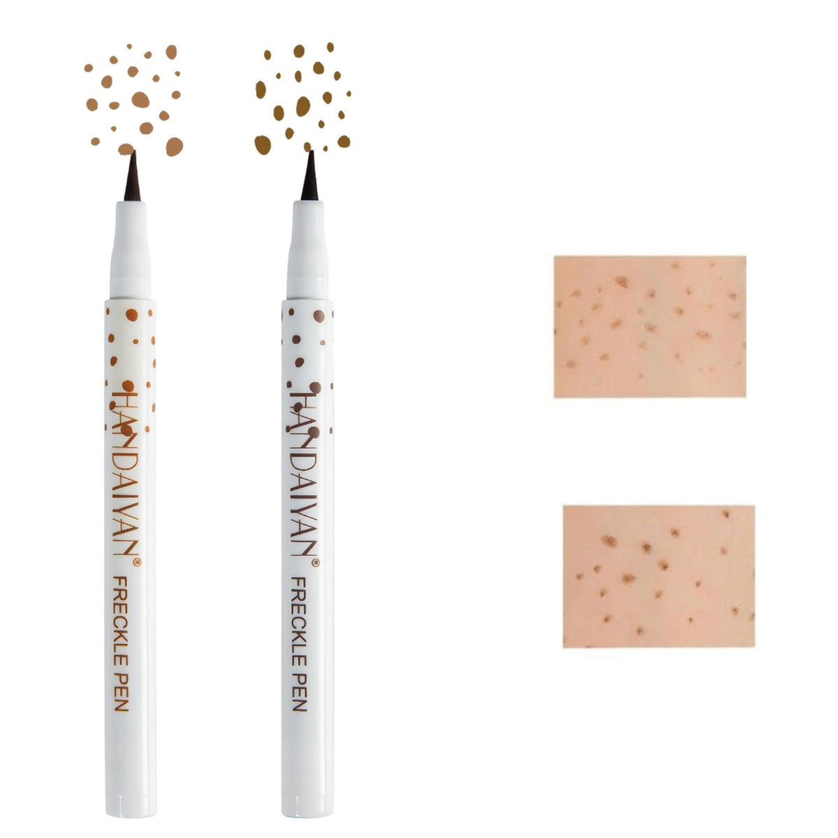 Yeosmine Freckle Pen Waterproof - 2 Colors For Natural Sunkissed Skin Makeup, Longlasting & Soft