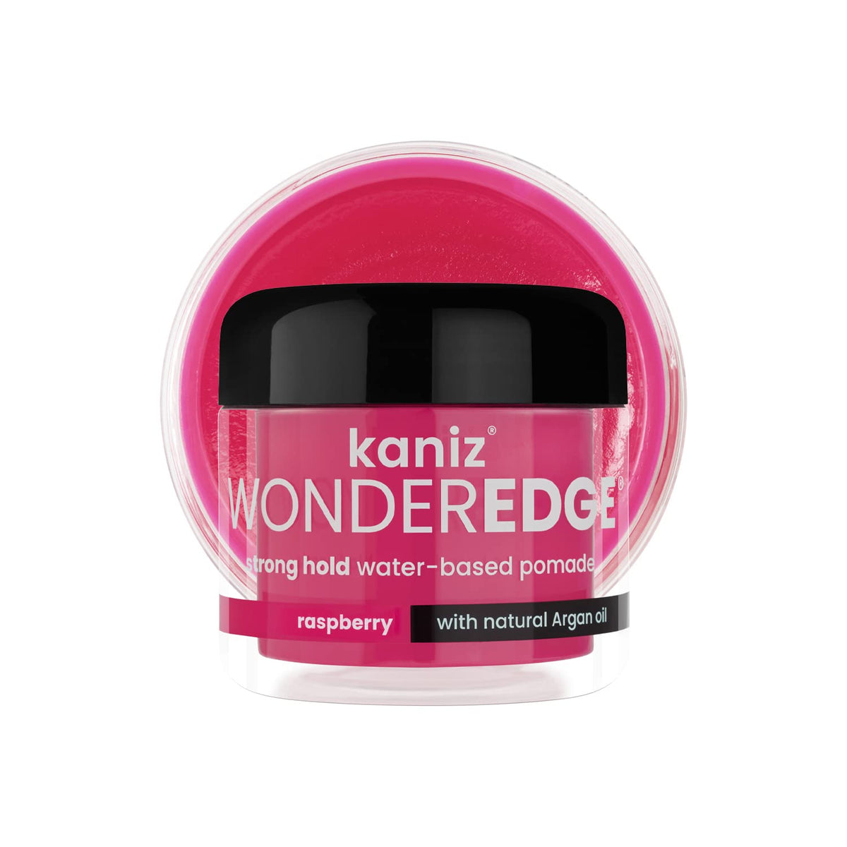 Kaniz Wonderedge Water-Based Pomade, Raspberry, 4 Oz, Pack Of 2 - Hair Styling Cream