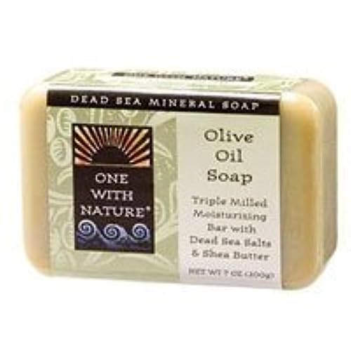 One With Nature Dead Sea Mineral Olive Oil Soap, 7 Oz - 5 Pack, Natural Moisturizing Bar