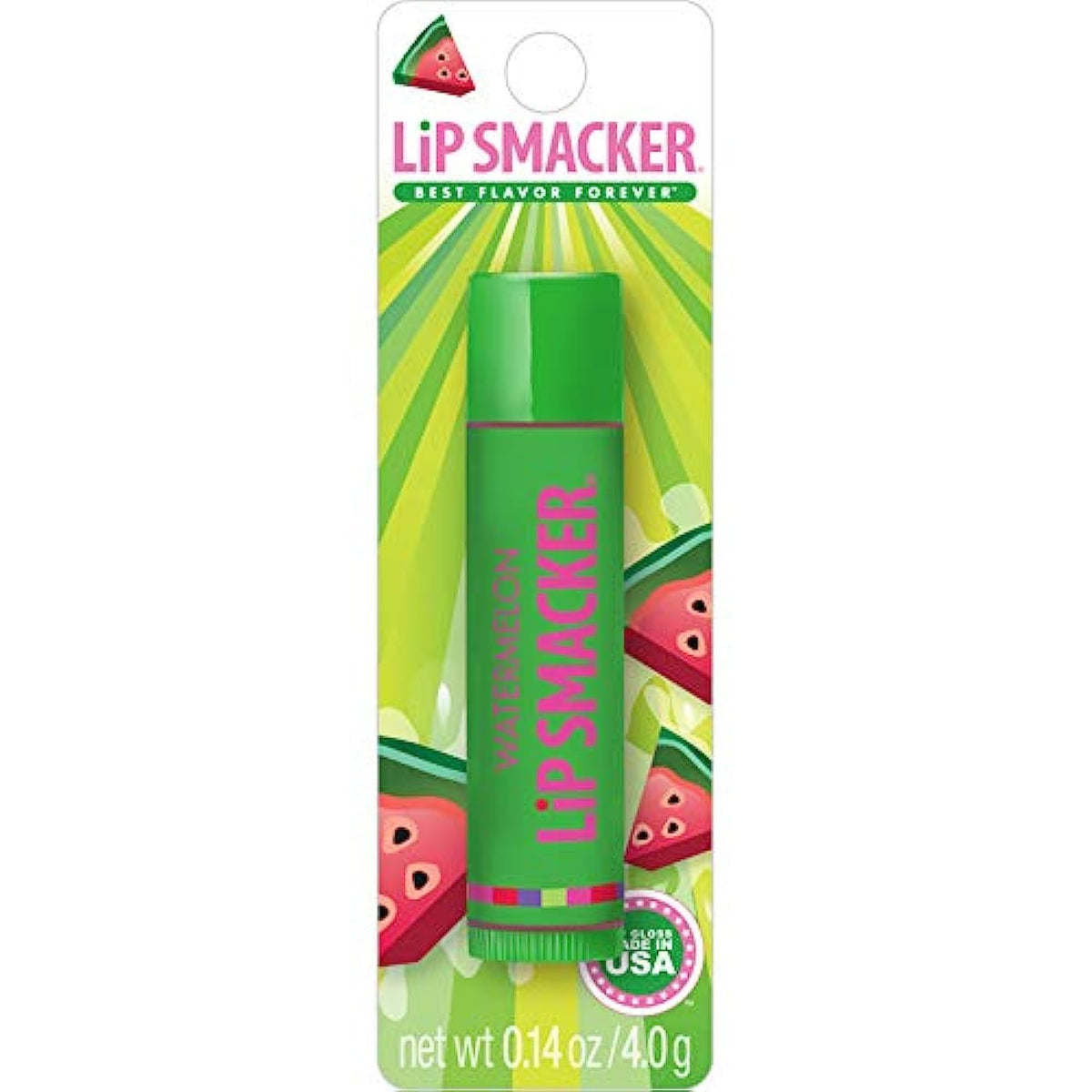 Lip Smacker Watermelon Flavored Lip Balm - Moisturizing & Soothing, 1 Count