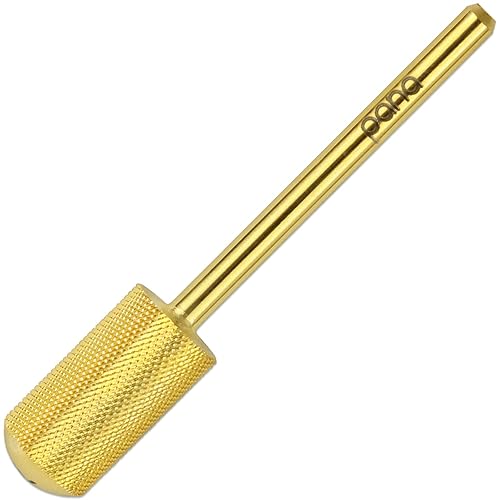 Beauticom Usa Pana 3/32&quot; Carbide Safety Nail Drill Bit - Extra Fine Gold, Large Barrel Head