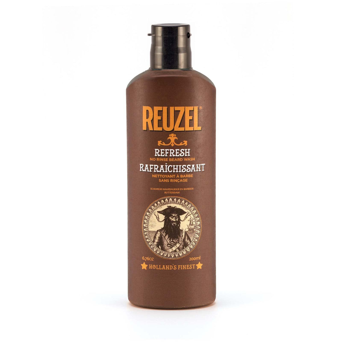 Reuzel No Rinse Beard Wash For Men, 200 Ml - Refreshing Beard Cleanser, 6.8 Ounce