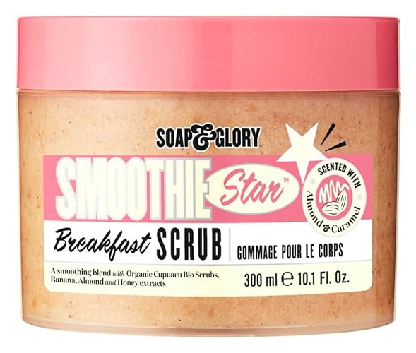 Soap & Glory Smoothie Star Breakfast Scrub - 300Ml Exfoliating Body Scrub, 10.1 Fl Oz