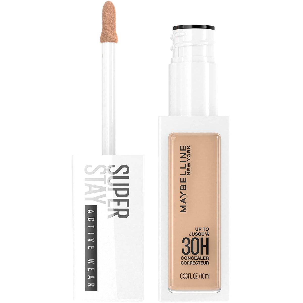 Maybelline Super Stay Liquid Concealer, Full Coverage, 30 Hour Wear, Ss Concealer 25, 0.33 Fl