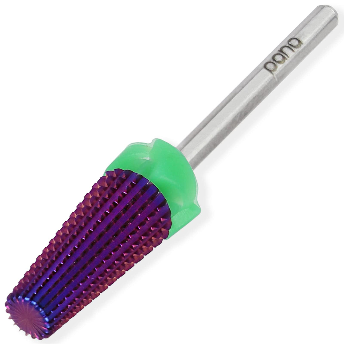 Pana 5-In-1 Nail Carbide Bit - Purple, 3/32&quot; Shank, Coarse Grit For Acrylic