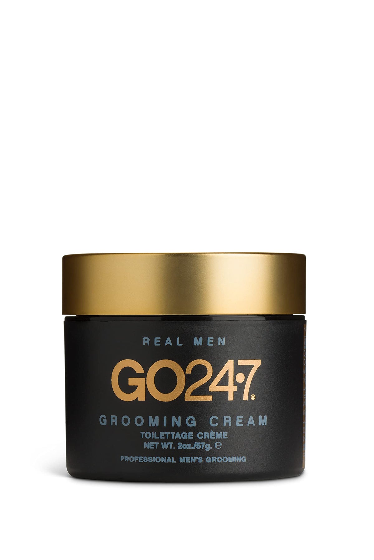 Go247 Grooming Cream - Light Hold, Natural Finish, 2 Oz For Men, White