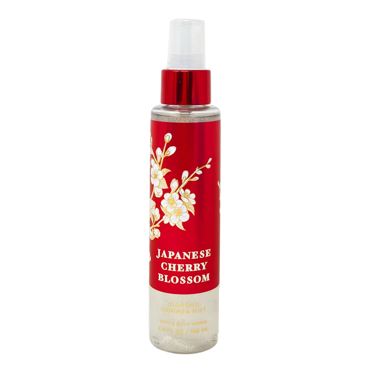 Bath & Body Works Japanese Cherry Blossom Diamond Shimmer Mist, 4.9 Fl Oz - Fragrance Spray