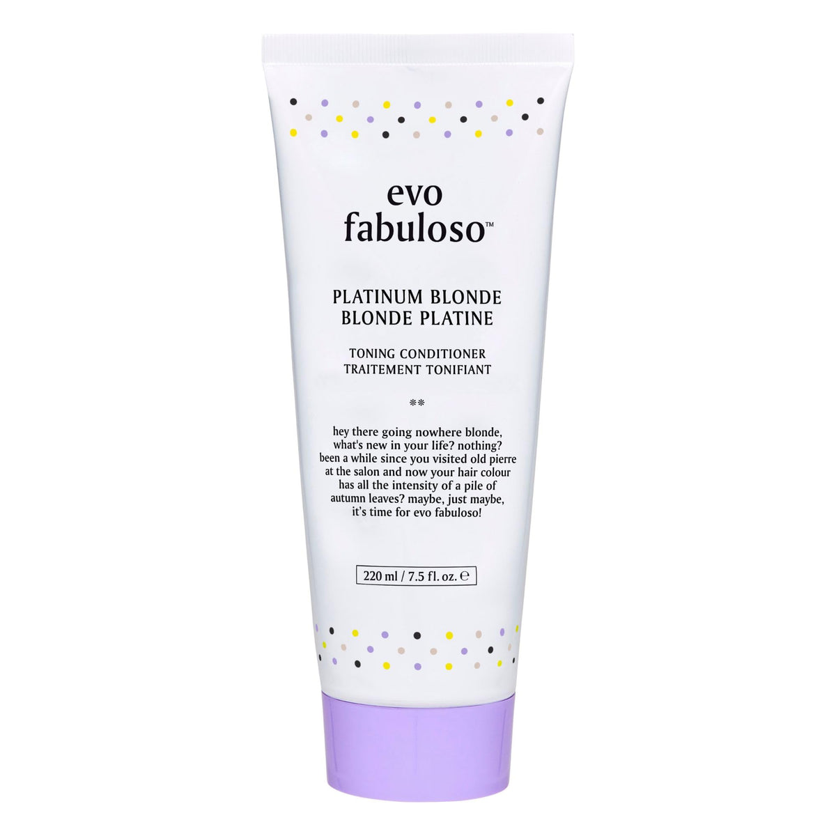 Evo Fabuloso Platinum Blonde Conditioner - Color Care For Color-Treated Hair, 7.5 Fl Oz