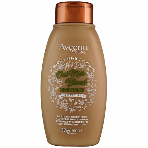 Aveeno Oat Milk Blend Conditioner, 12 Fl Oz (3 Pack) - Moisturizing Hair Care