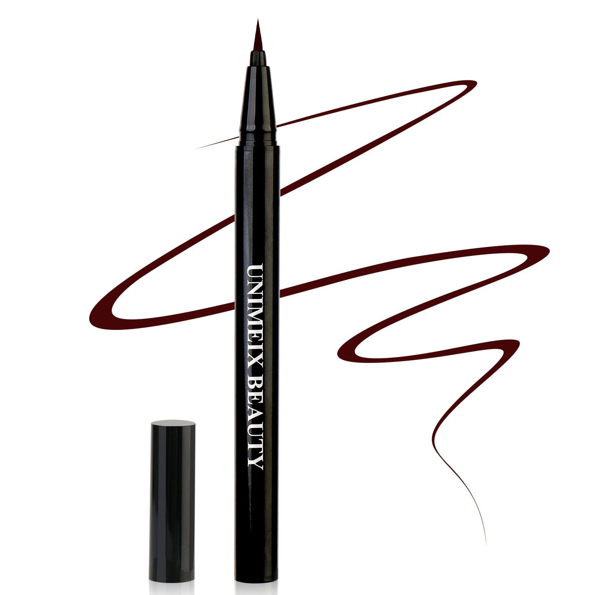 Unimeix Waterproof Eyeliner Pen - Precise Liquid Liner In Brown For All Day Makeup