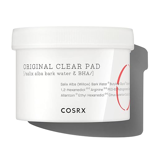 COSRX BHA Toner Pads - 70 Exfoliating Sheets for Blackheads, Pore Minimizing & Skin Texture Improvement